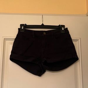Bullhead Size 25 Black Denim Shorts